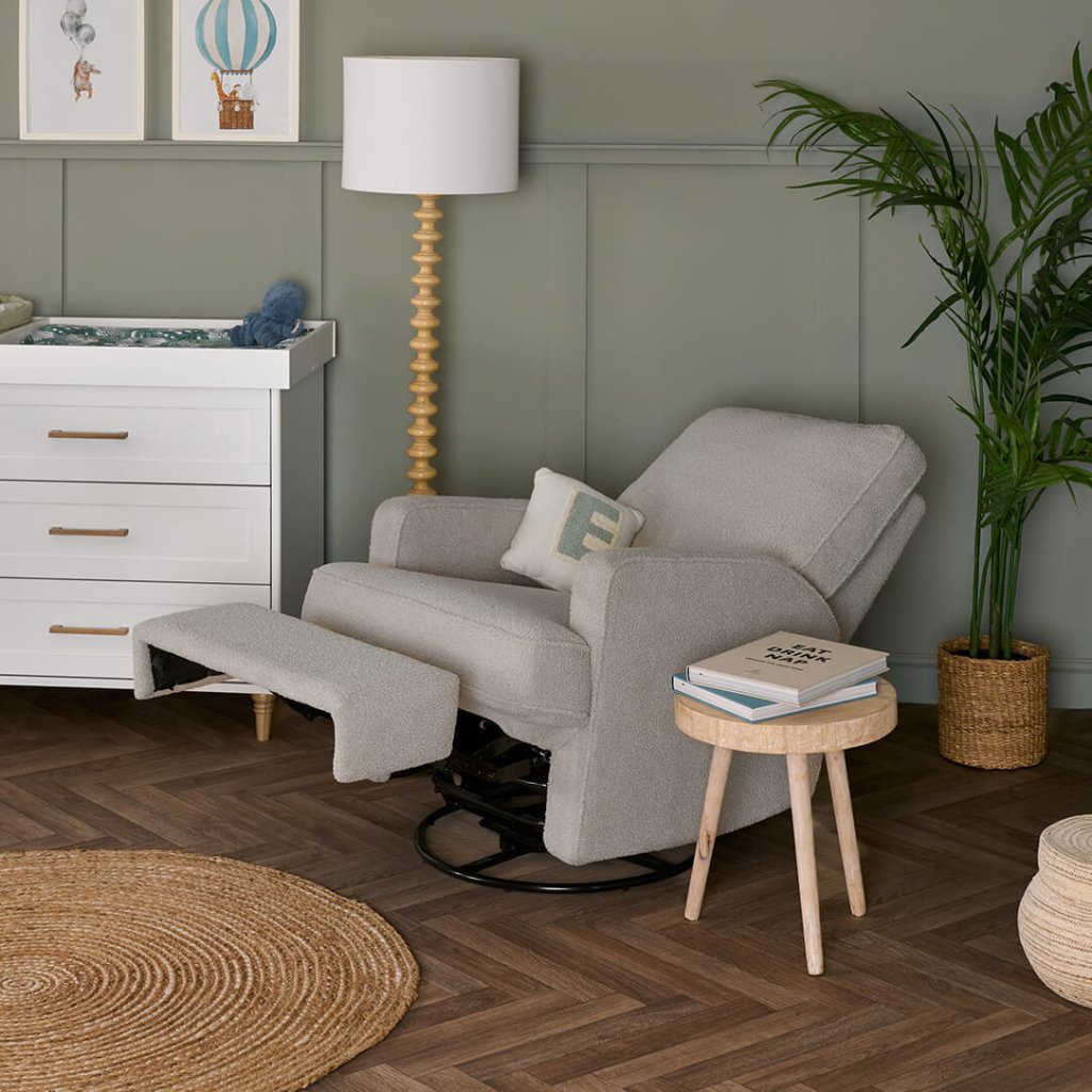 Bambinista - OBABY - Furniture - OBABY Madison Electric Recliner Chair - Truffle