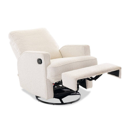 Bambinista - OBABY - Furniture - OBABY Madison Swivel Glider Recliner Chair - Bouclé Style