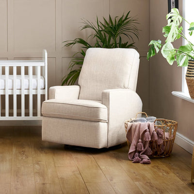Bambinista - OBABY - Furniture - OBABY Madison Swivel Glider Recliner Chair - Oatmeal
