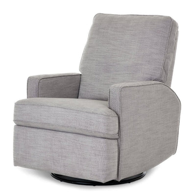 Bambinista - OBABY - Furniture - OBABY Madison Swivel Glider Recliner Chair - Pebble