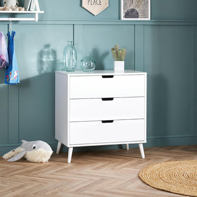 Bambinista - OBABY - Furniture - OBABY Maya 3 Piece Room Set - Nordic White