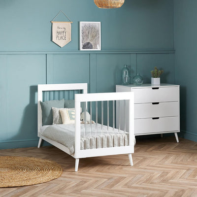 Bambinista - OBABY - Furniture - OBABY Maya 3 Piece Room Set - White With Acrylic