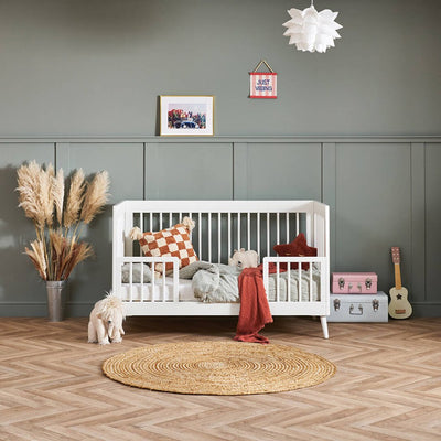 Bambinista - OBABY - Furniture - OBABY Maya Cot Bed - Nordic White