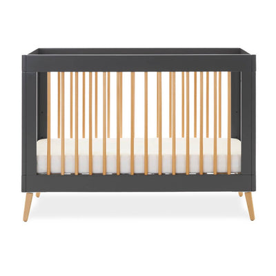 Bambinista - OBABY - Furniture - OBABY Maya Mini Cot Bed - Slate with Natural