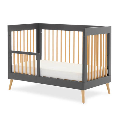 Bambinista - OBABY - Furniture - OBABY Maya Mini Cot Bed - Slate with Natural
