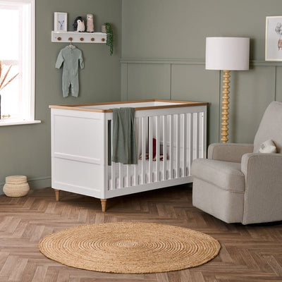 Bambinista - OBABY - Furniture - OBABY Orla 2 Piece Room Set - White with Natural