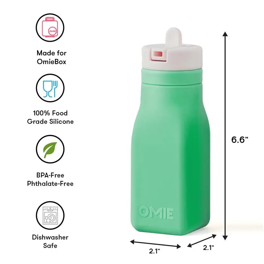 Bambinista - OMIELIFE - OMIE Bottle Silicone Kids Water Bottle Green