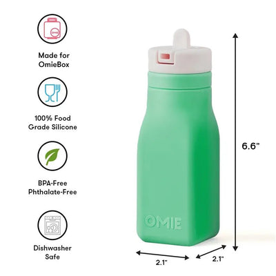 Bambinista - OMIELIFE - OMIE Bottle Silicone Kids Water Bottle Green