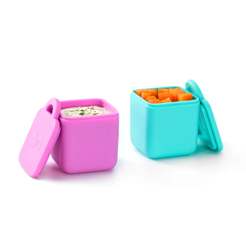 OMIE Dip Containers for Omie Box Bento Box - Pink & Teal – Bambinista