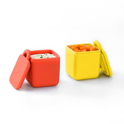 Bambinista - OMIELIFE - OMIE Dip Containers for Omie Box Bento Box - Yellow & Red
