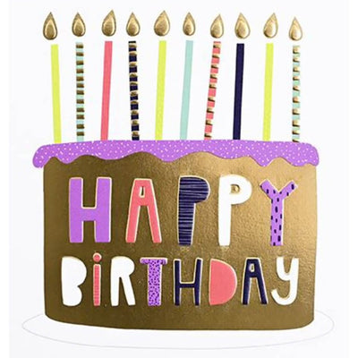Bambinista-PAPERLINK-Gift Cards-PAPERLINK High Five Happy Birthday Cake Card