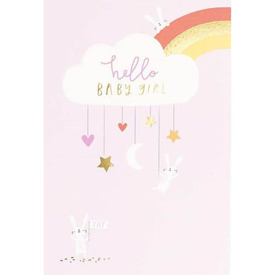 Bambinista-PAPERLINK-Gift Cards-PAPERLINK Momento Baby Girl Birth Congrats Card