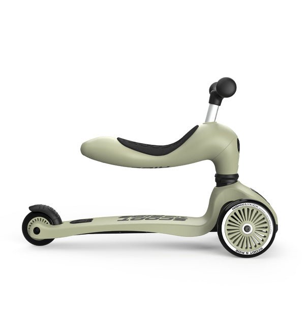 Bambinista - SCOOT AND RIDE - Toys - SCOOT AND RIDE Highwaykick 1 - Olive / Sage