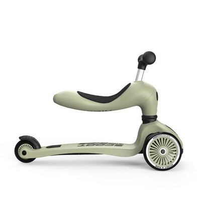 Bambinista - SCOOT AND RIDE - Toys - SCOOT AND RIDE Highwaykick 1 - Olive / Sage