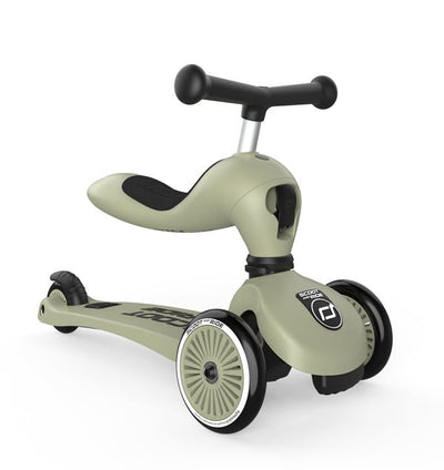 Bambinista - SCOOT AND RIDE - Toys - SCOOT AND RIDE Highwaykick 1 - Olive / Sage