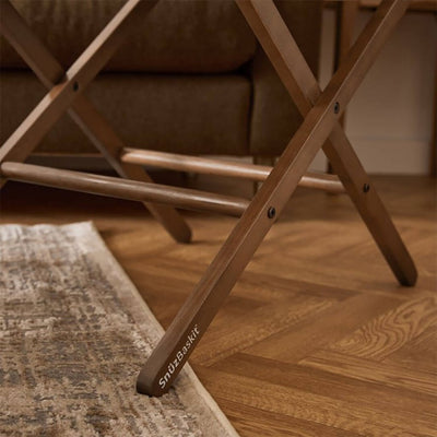 Bambinista - SNUZ - Bedding - SNUZBaskit Moses Basket & Stand - Barley & Walnut Beech