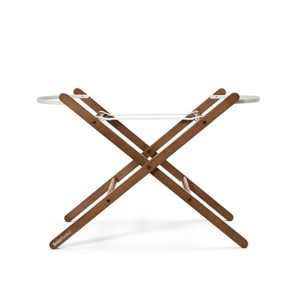 Bambinista - SNUZ - Bedding - SNUZBaskit Moses Basket & Stand - Barley & Walnut Beech