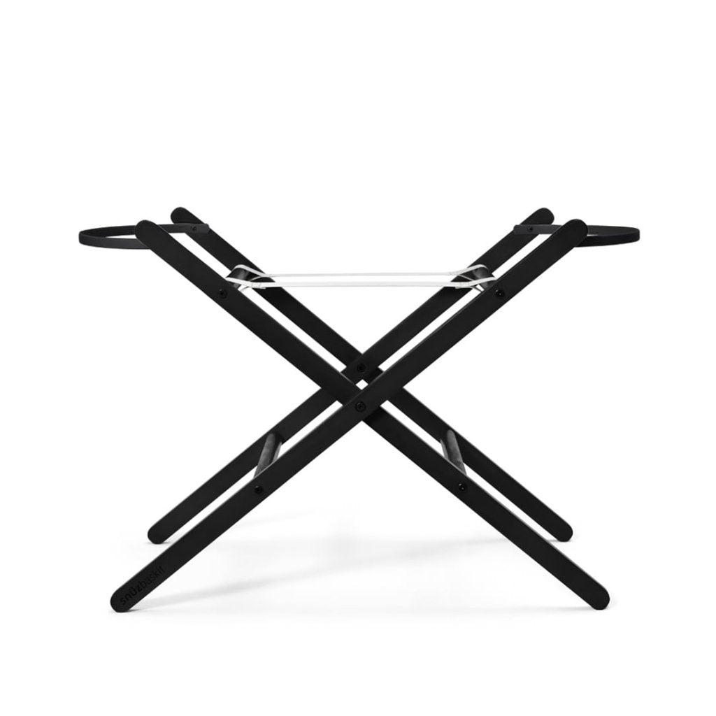 Bambinista - SNUZ - Bedding - SNUZBaskit Moses Basket & Stand - Graphite & Graphite Pine