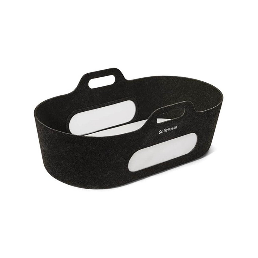 Bambinista - SNUZ - Bedding - SNUZBaskit Moses Basket & Stand - Graphite & Walnut Beech