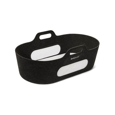 Bambinista - SNUZ - Bedding - SNUZBaskit Moses Basket & Stand - Graphite & Walnut Beech