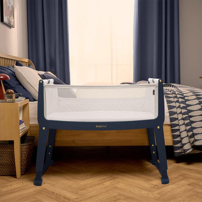Bambinista - SNUZ - Bedding - SNUZPod Studio Bedside Crib - London Navy