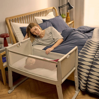 Bambinista - SNUZ - Bedding - SNUZPod Studio Bedside Crib - Oslo Grey