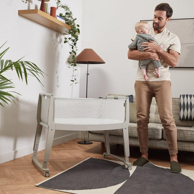 Bambinista - SNUZ - Bedding - SNUZPod Studio Bedside Crib - Oslo Grey