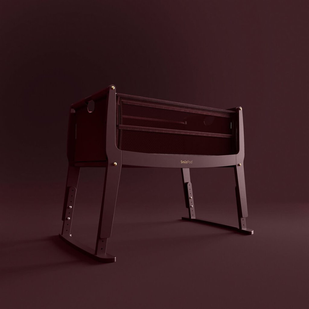 Bambinista - SNUZ - Bedding - SNUZPod Studio Bedside Crib - Rome Burgundy