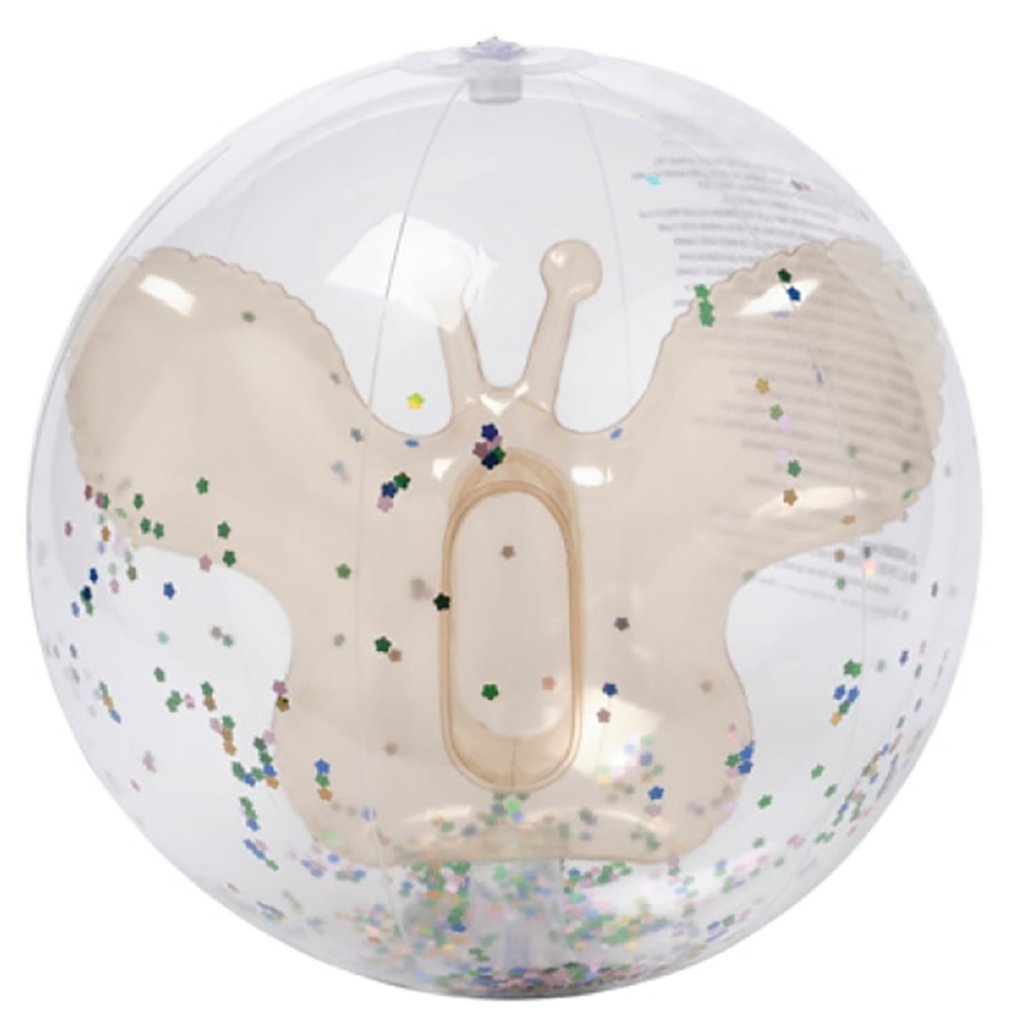Bambinista - SUNNYLIFE - SUNNYLIFE 3D Inflatable Beach Ball Cotton Candy Glitter