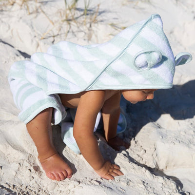 Bambinista-SUNNYLIFE--SUNNYLIFE Baby Character Towel Apple Sorbet Pastel Green