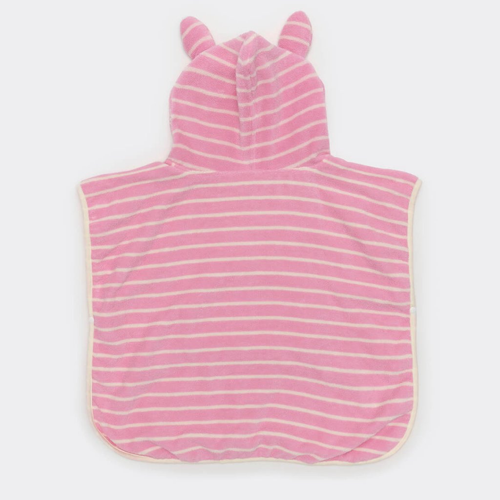 Bambinista - SUNNYLIFE - SUNNYLIFE Kids Character Hooded Towel Cotton Candy Pink Stripe