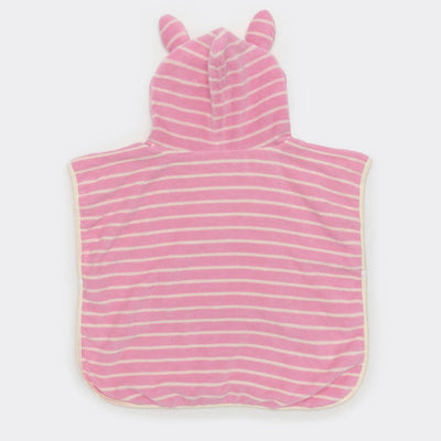Bambinista - SUNNYLIFE - SUNNYLIFE Kids Character Hooded Towel Cotton Candy Pink Stripe