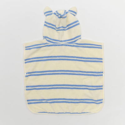 Bambinista - SUNNYLIFE - SUNNYLIFE Kids Character Hooded Towel Sid the Seagull Blue Stripe