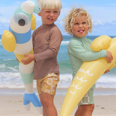 Bambinista - SUNNYLIFE - SUNNYLIFE Kids Inflatable Noodle Finn the Fish Multi Set of 2