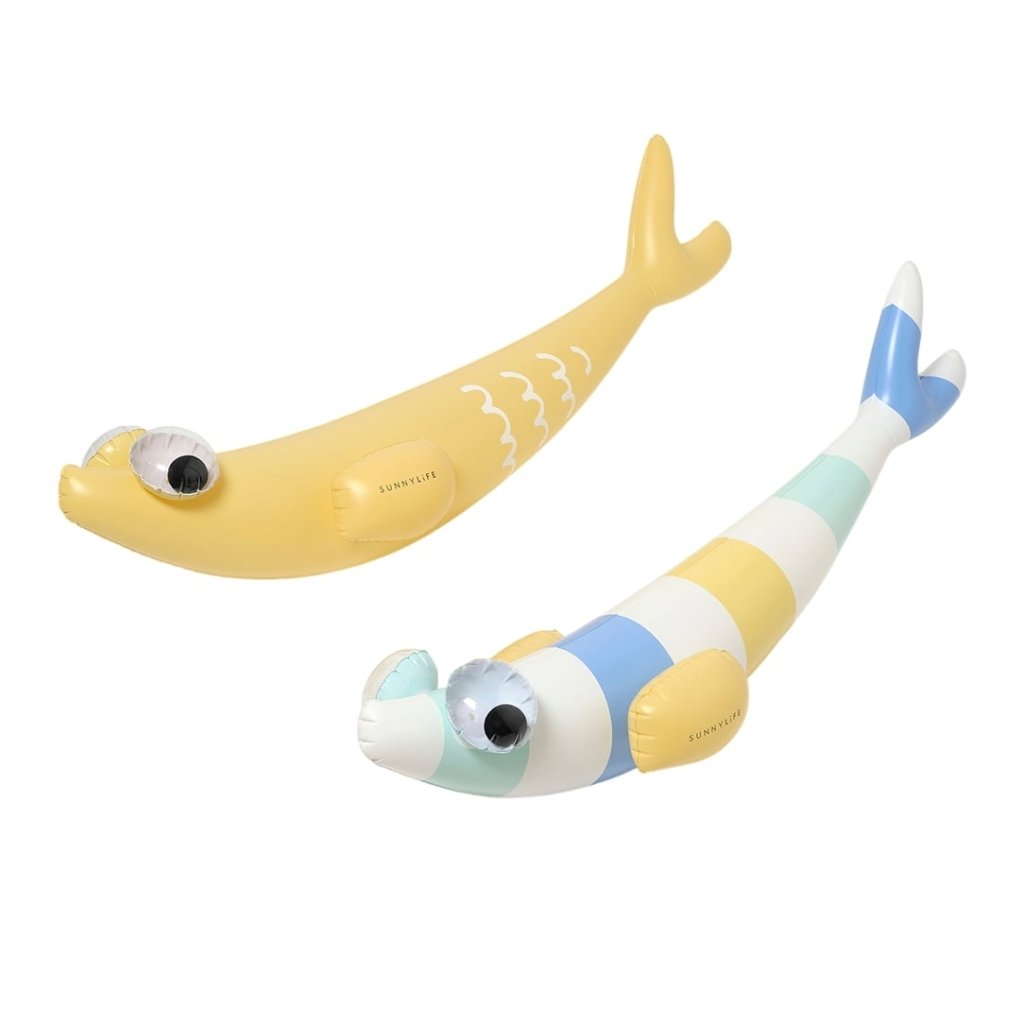 Bambinista - SUNNYLIFE - SUNNYLIFE Kids Inflatable Noodle Finn the Fish Multi Set of 2