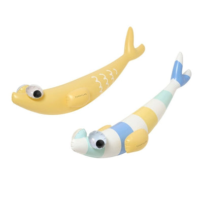 Bambinista - SUNNYLIFE - SUNNYLIFE Kids Inflatable Noodle Finn the Fish Multi Set of 2
