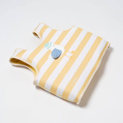 Bambinista - SUNNYLIFE - SUNNYLIFE Kids Swim Vest Sid the Seagull Mustard Stripe