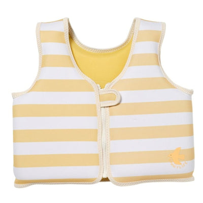 Bambinista - SUNNYLIFE - SUNNYLIFE Kids Swim Vest Sid the Seagull Mustard Stripe