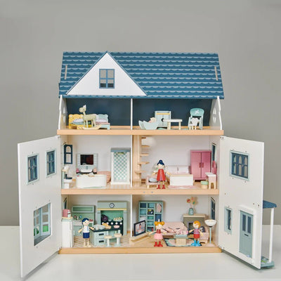 Bambinista - TENDER LEAF TOYS - Toys - TENDER LEAF Dovetail Complete Bundle - Includes House, 5 x Room Sets and Doll Family