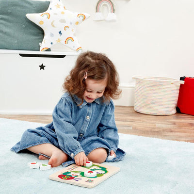 Bambinista - THE VERY HUNGRY CATERPILLAR - Toys - THE VERY HUNGRY CATERPILLAR Wooden Shape Puzzle