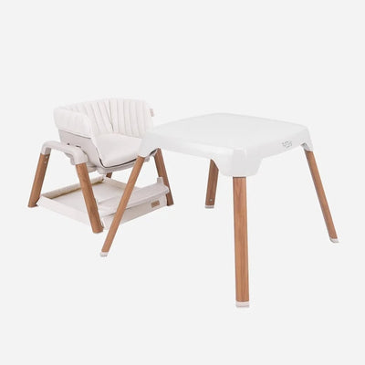 Bambinista-TUTTI BAMBINI-Travel-STORE STOCK TUTTI BAMBINI Nova Evolutionary Highchair - Ecru/ Scandinavian Walnut
