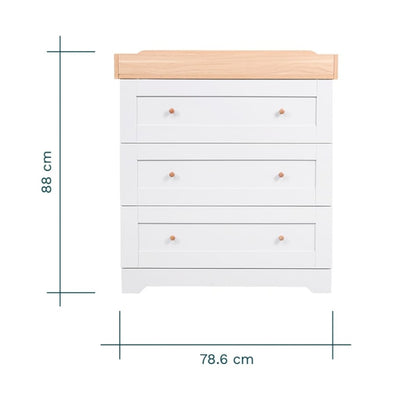 Bambinista-TUTTI BAMBINI-Travel-TUTTI BAMBINI Rio 3pc Room Set - Dove Grey/Oak