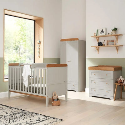 Bambinista-TUTTI BAMBINI-Travel-TUTTI BAMBINI Rio 3pc Room Set - Dove Grey/Oak