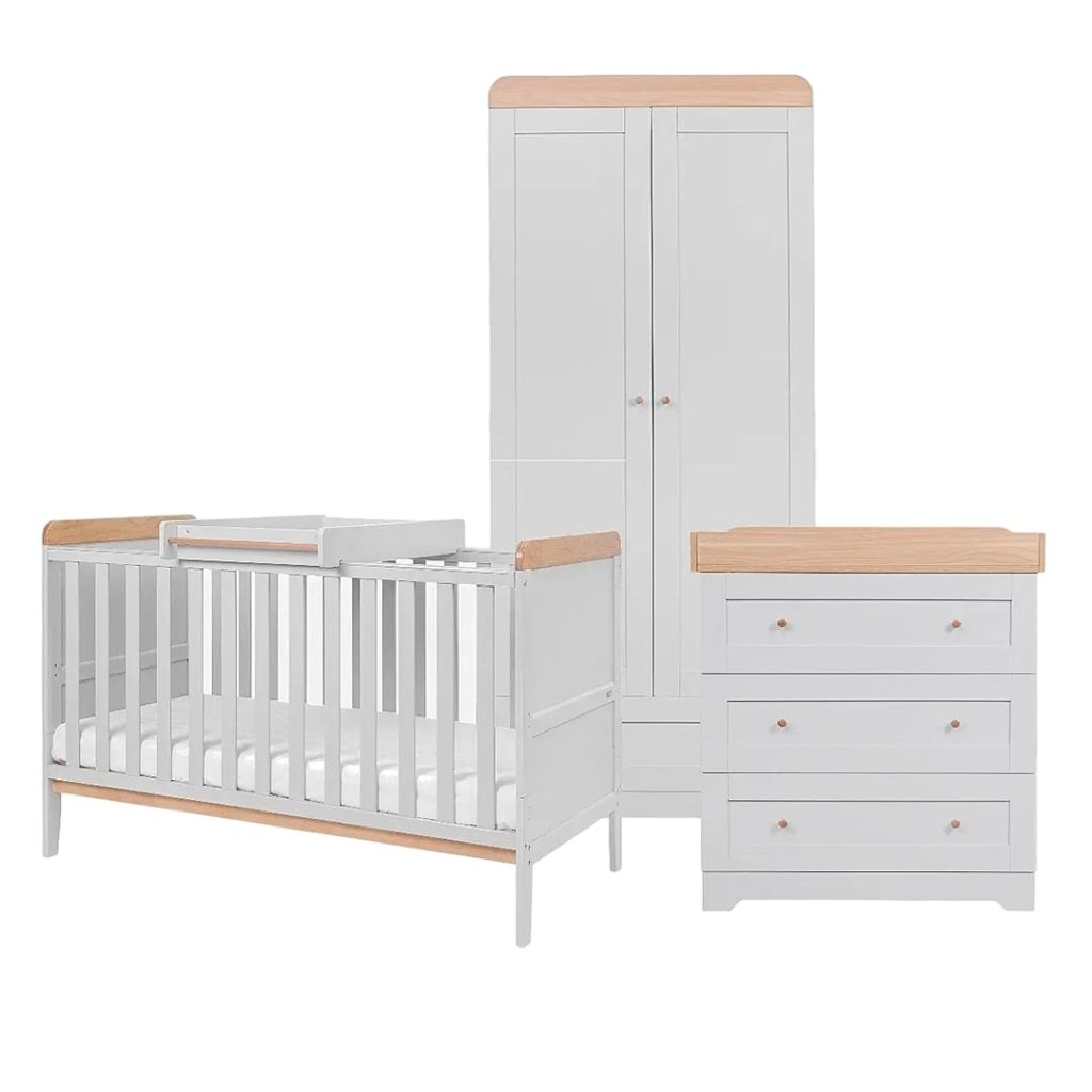 Bambinista-TUTTI BAMBINI-Travel-TUTTI BAMBINI Rio 3pc Room Set - Dove Grey/Oak