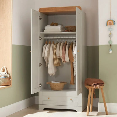 Bambinista-TUTTI BAMBINI-Travel-TUTTI BAMBINI Rio 3pc Room Set - Dove Grey/Oak