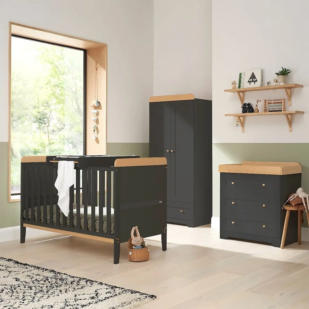 Bambinista-TUTTI BAMBINI-Travel-TUTTI BAMBINI Rio 3pc Room Set - Slate/Oak