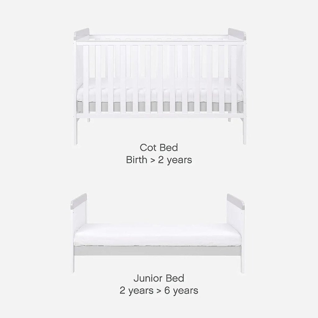 Bambinista-TUTTI BAMBINI-Travel-TUTTI BAMBINI Rio 3pc Room Set - White/Dove Grey