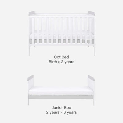 Bambinista-TUTTI BAMBINI-Travel-TUTTI BAMBINI Rio 3pc Room Set - White/Dove Grey