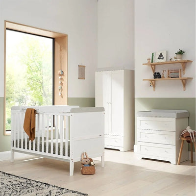 Bambinista-TUTTI BAMBINI-Travel-TUTTI BAMBINI Rio 3pc Room Set - White/Dove Grey