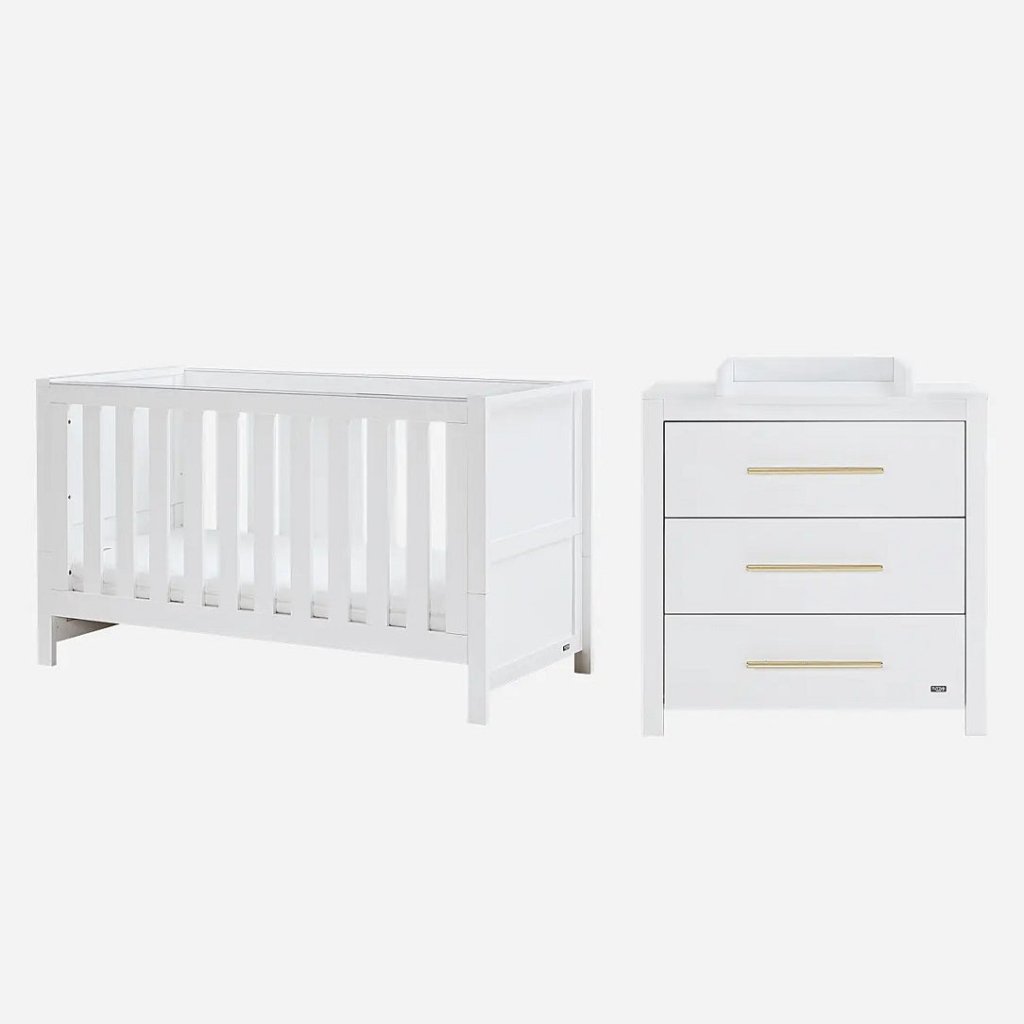 Bambinista-TUTTI BAMBINI-Travel-TUTTI BAMBINI Tivoli 2 Piece Room Set - White